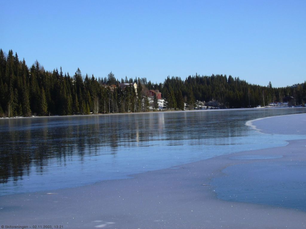 Innbydende skøyteforhold på Viggeren