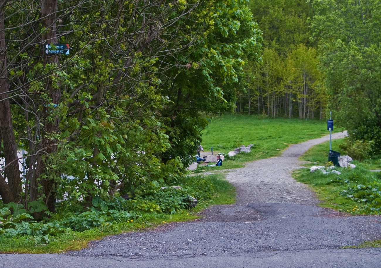 Inngang til Østmarka fra Haugerud