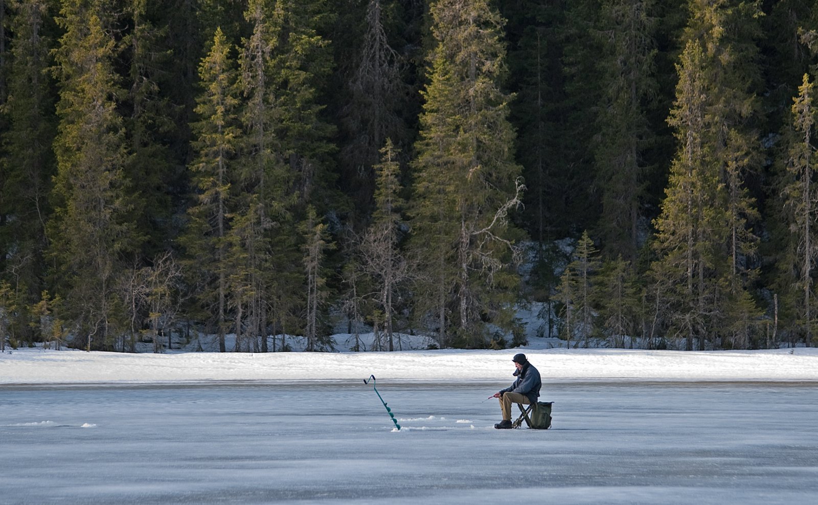 Isfisker på Bjørtjenn