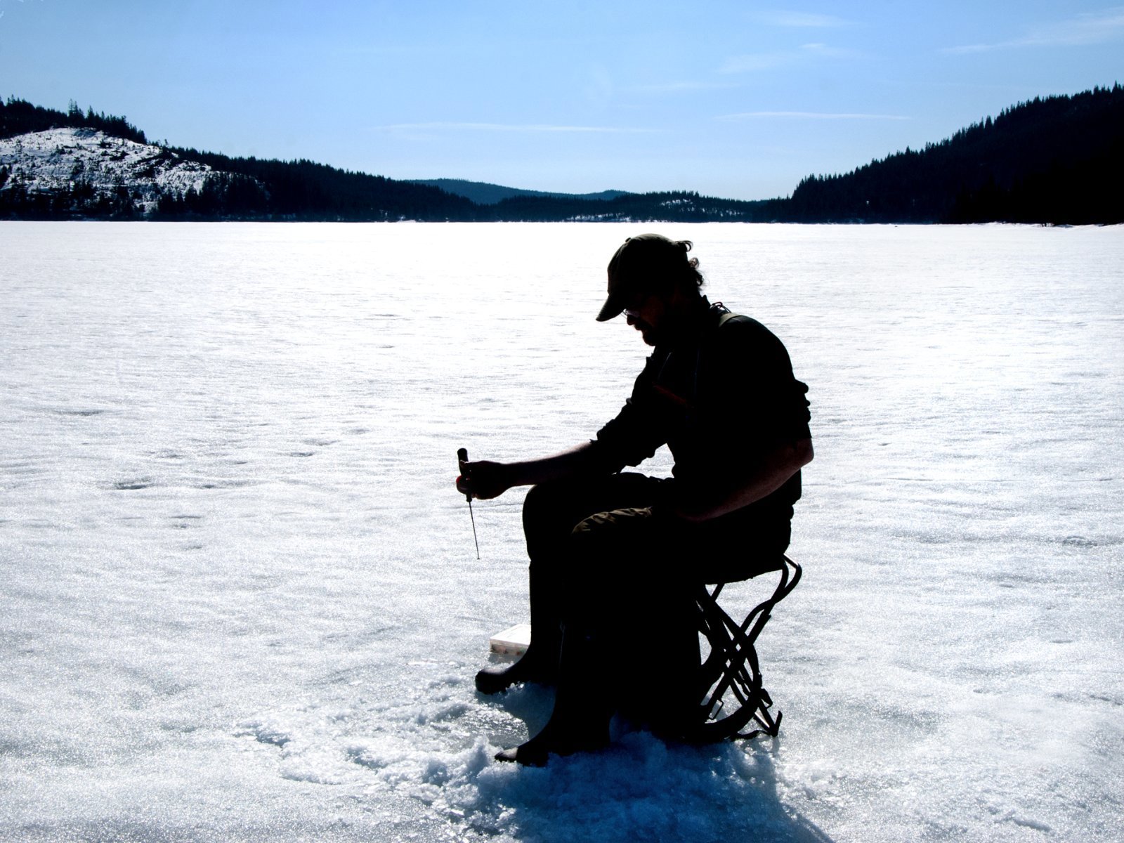 Isfisker på Store Svartungen