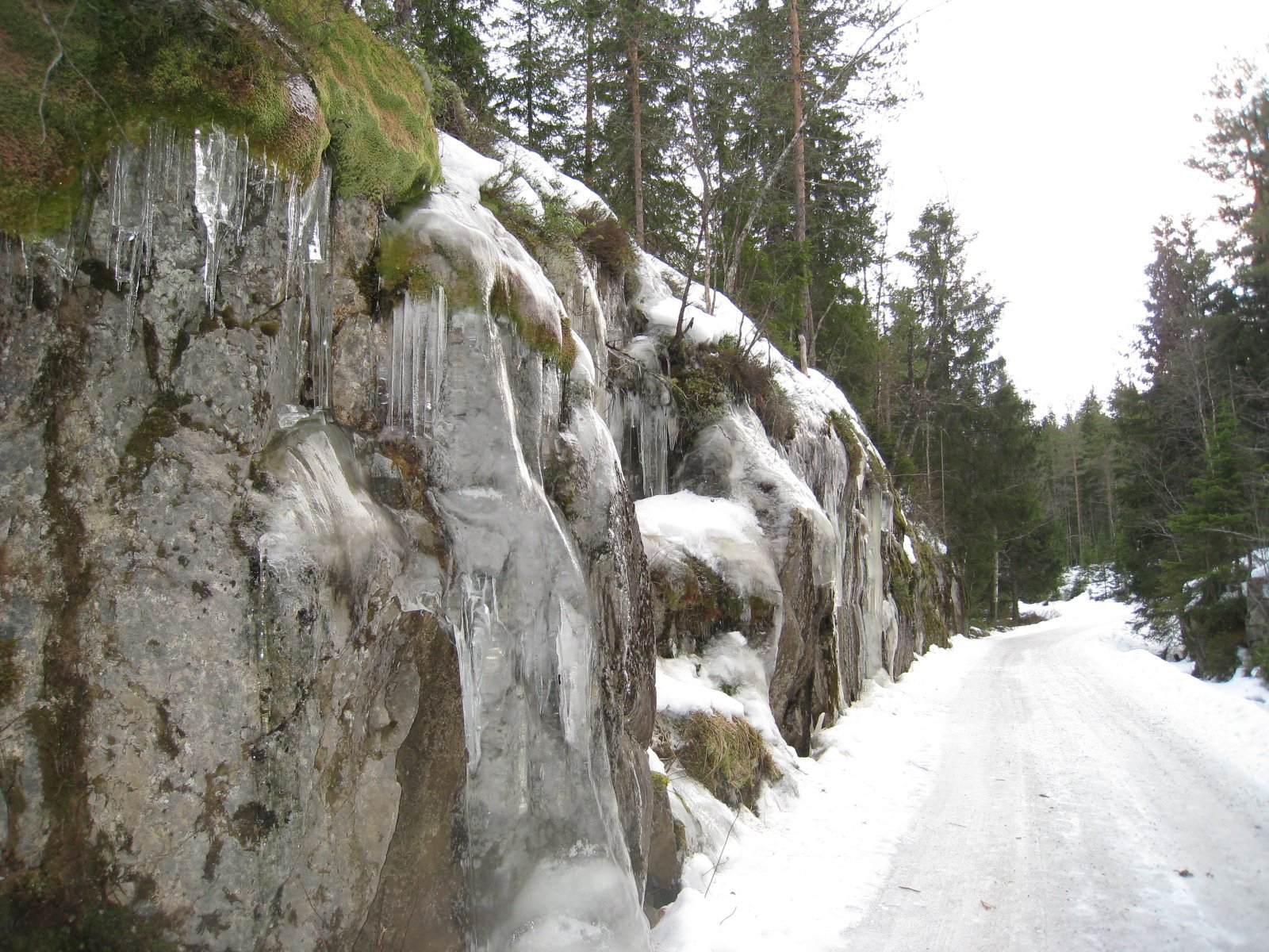 Iskunst like ved Plankeveien