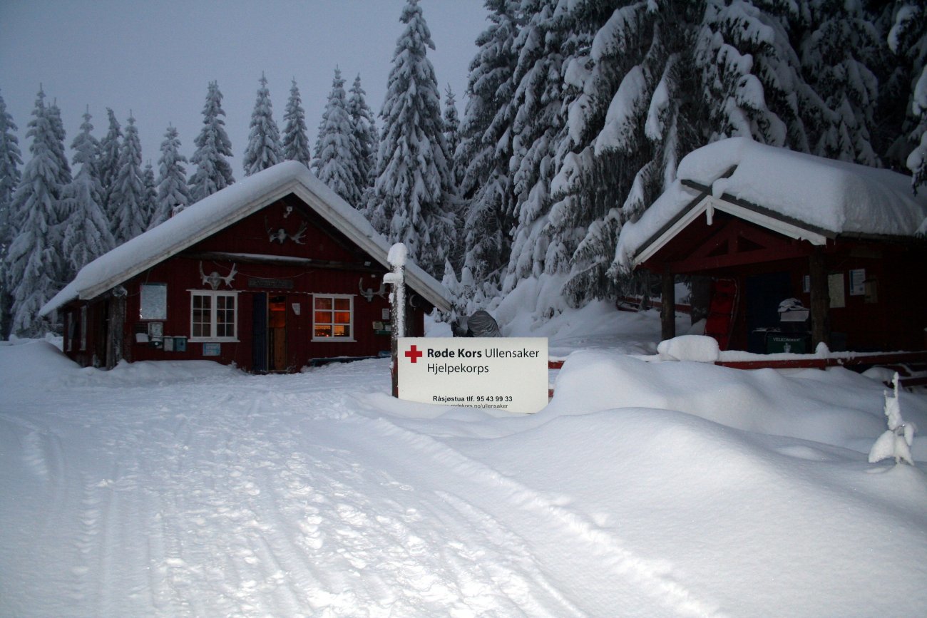 Januarmorgen på Råsjøstua