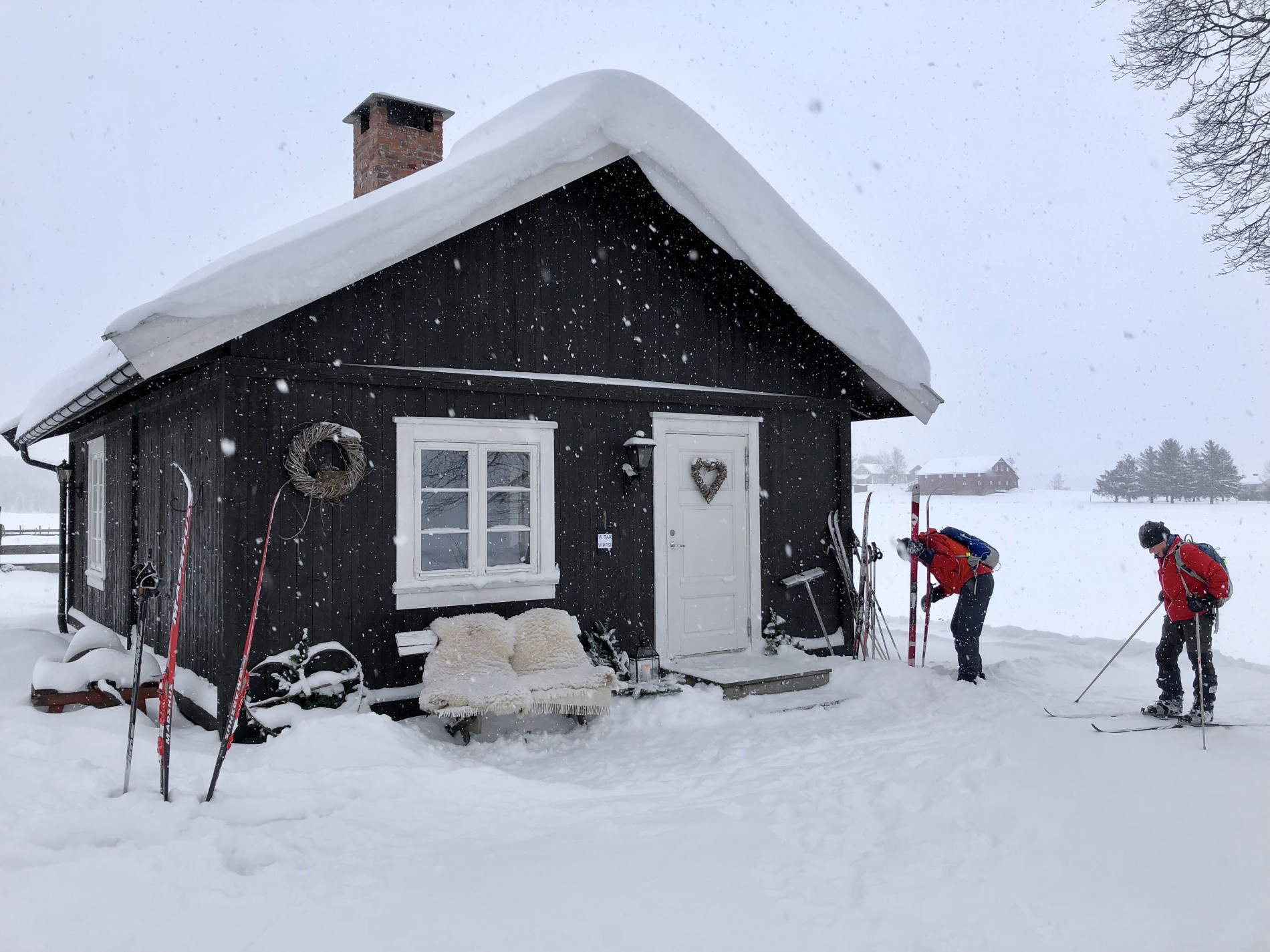 Jevnt sig i Hanserudstua på Mo gård