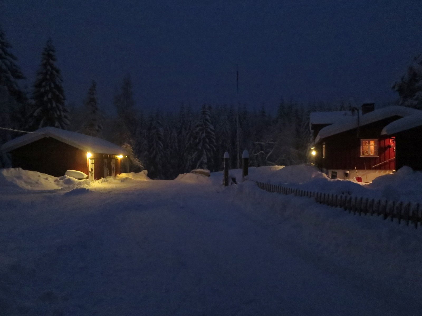 Julefreden har senket seg på Furuholmen