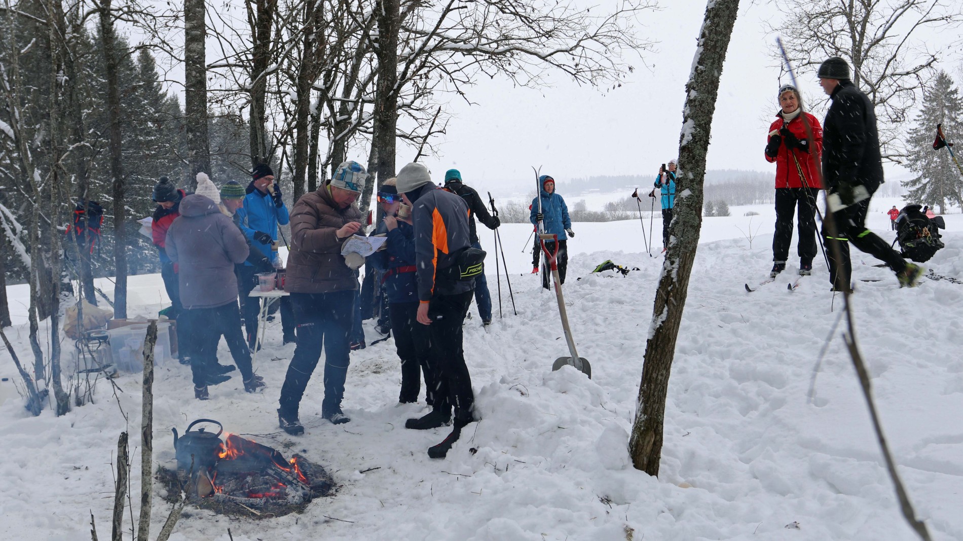 Kaffepost for skijeger':n