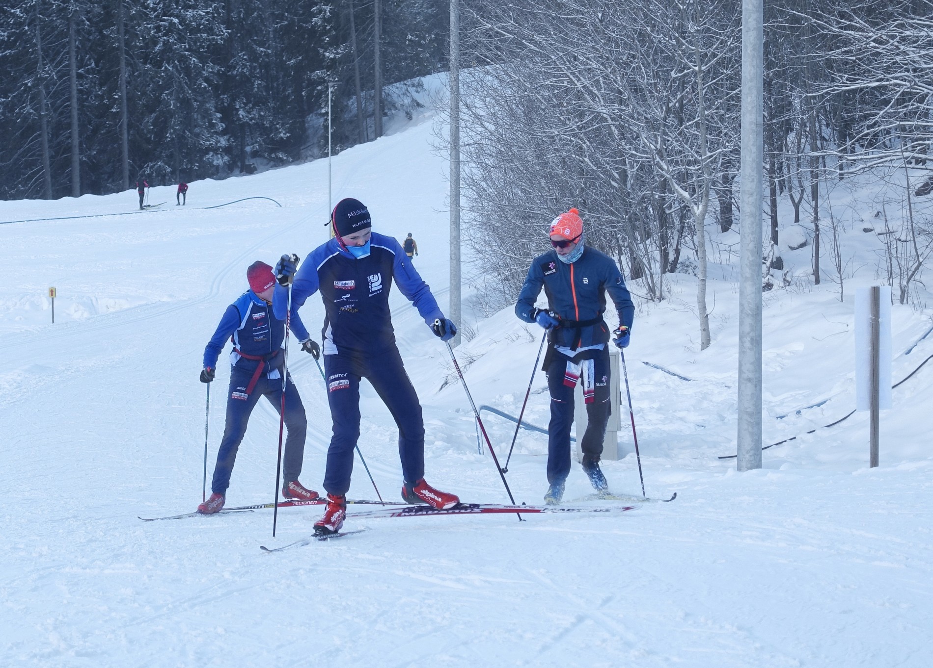 Kaldt, men fine forhold i Lillomarka arena