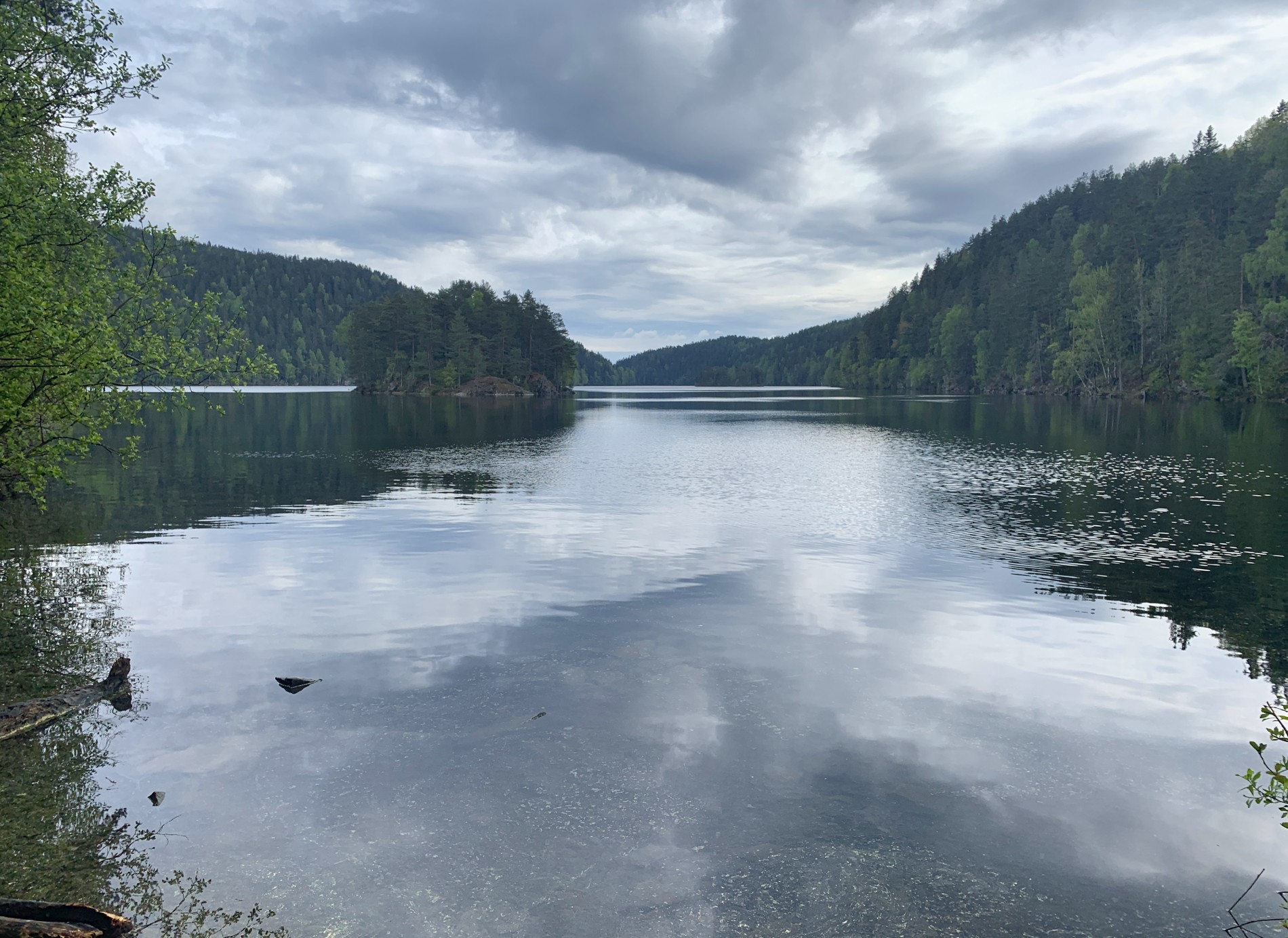 Kaldt ved Lutvann i dag