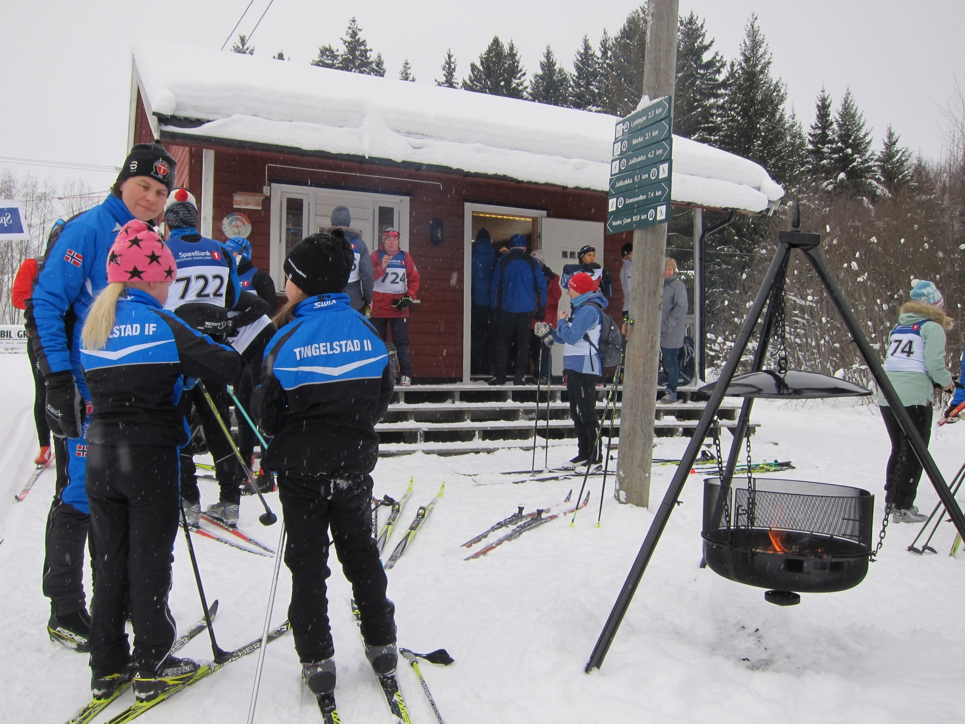 Kiosk og rennkontor på Tingelstad