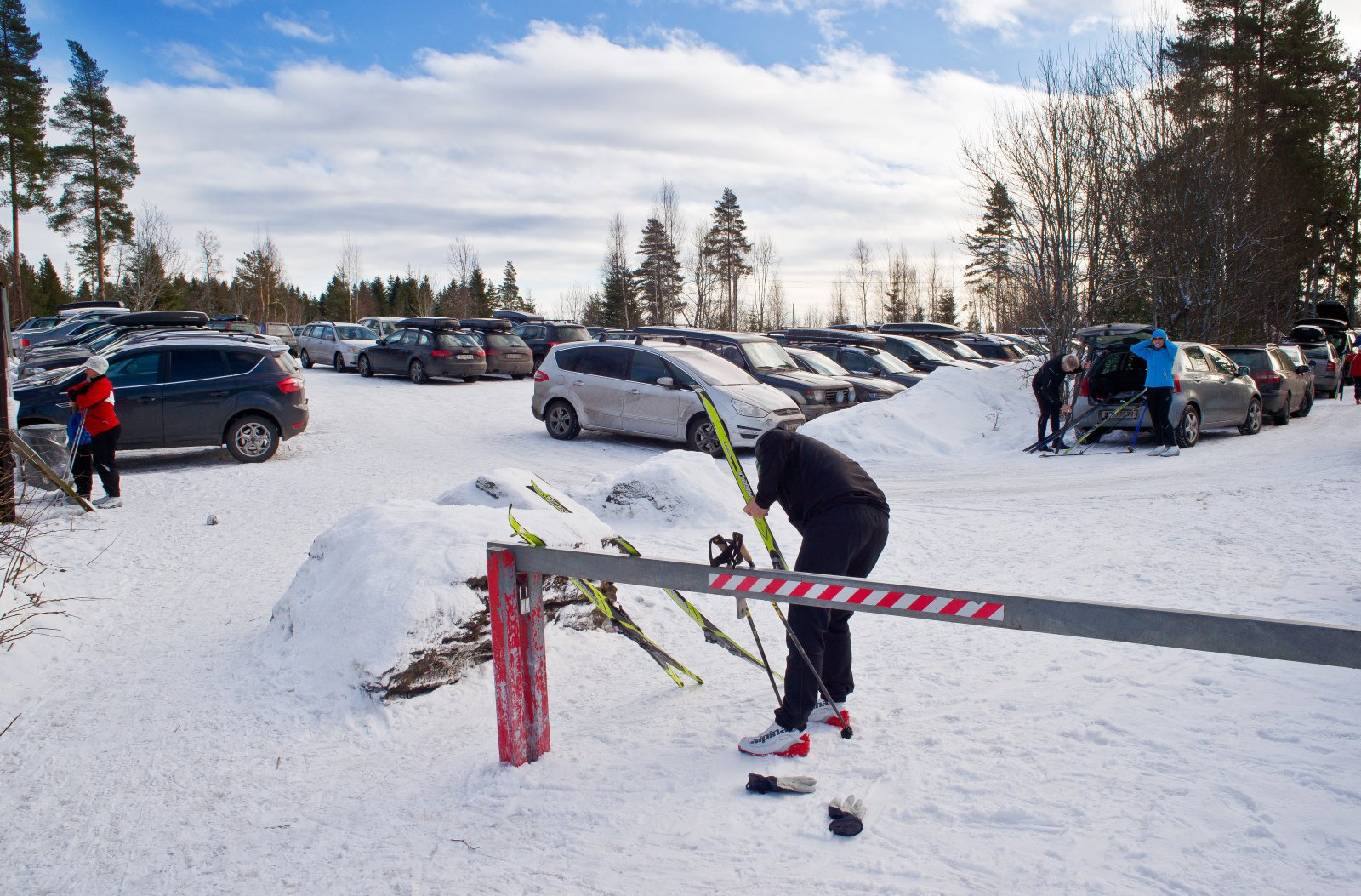 Klar til start fra Østernvannsvingen