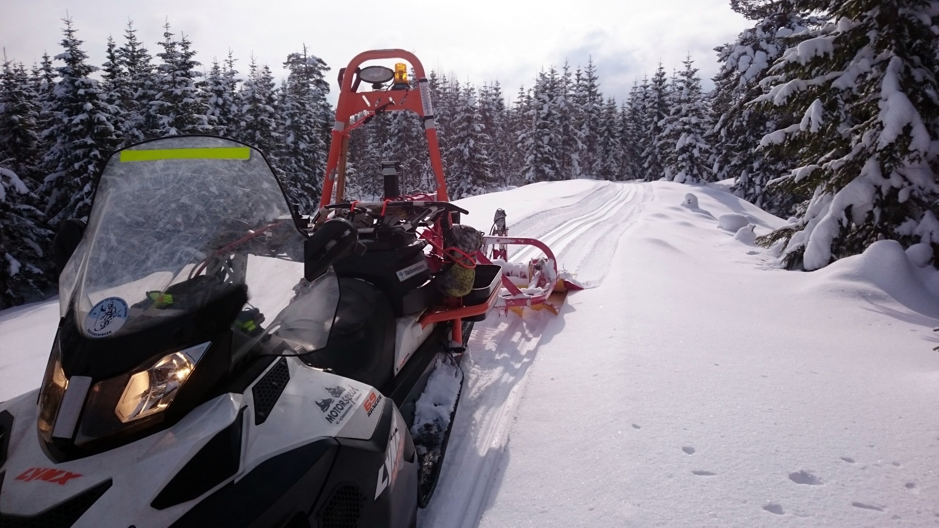 Knallforhold i Finneflaksløypa