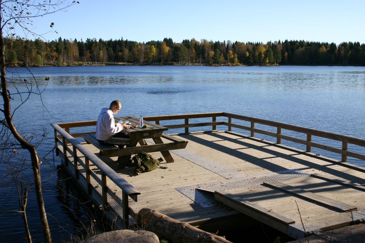 Kontorplass med panorama