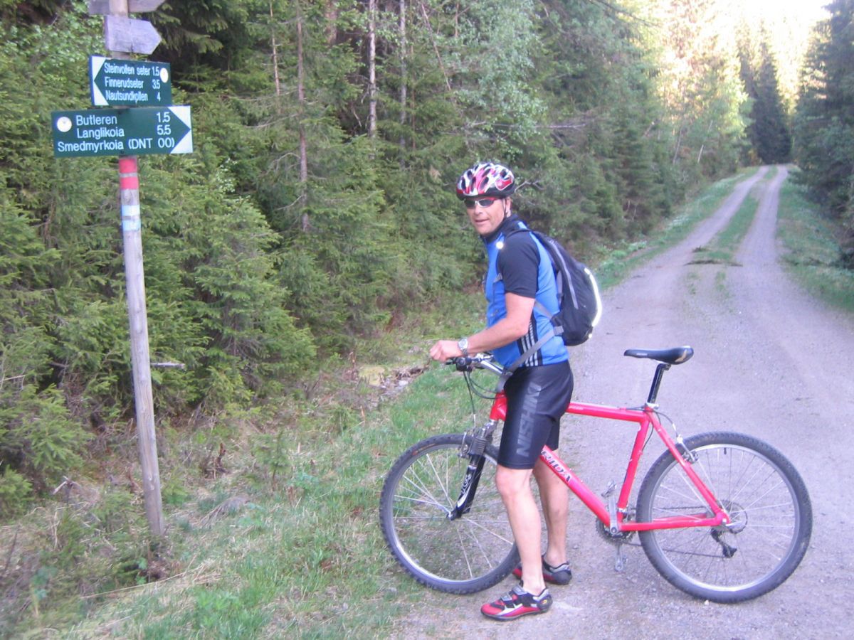 Krysset N i Styggedalen mot Spålen