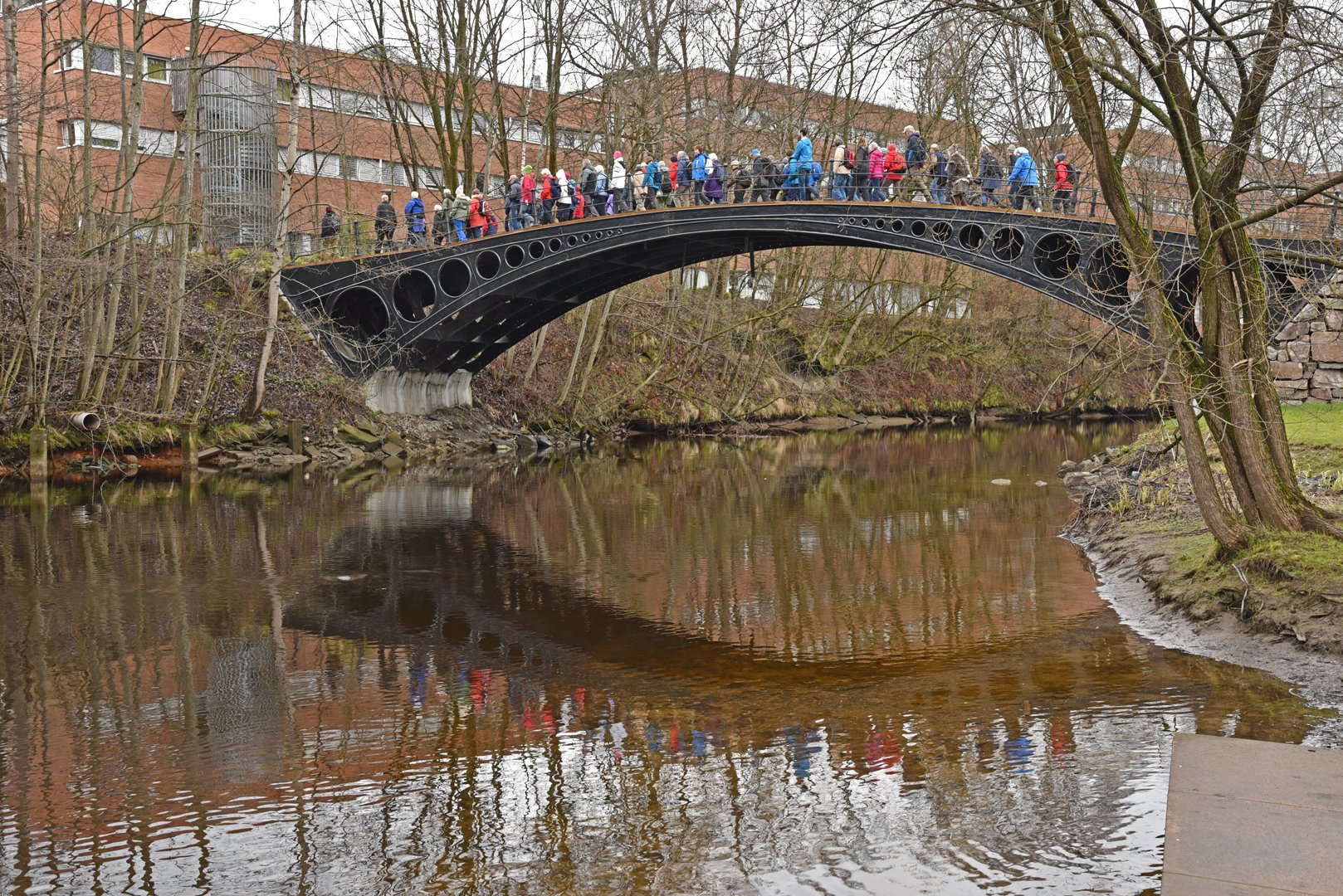 Kulturvandring langs Sandvikselva: Løkke bro