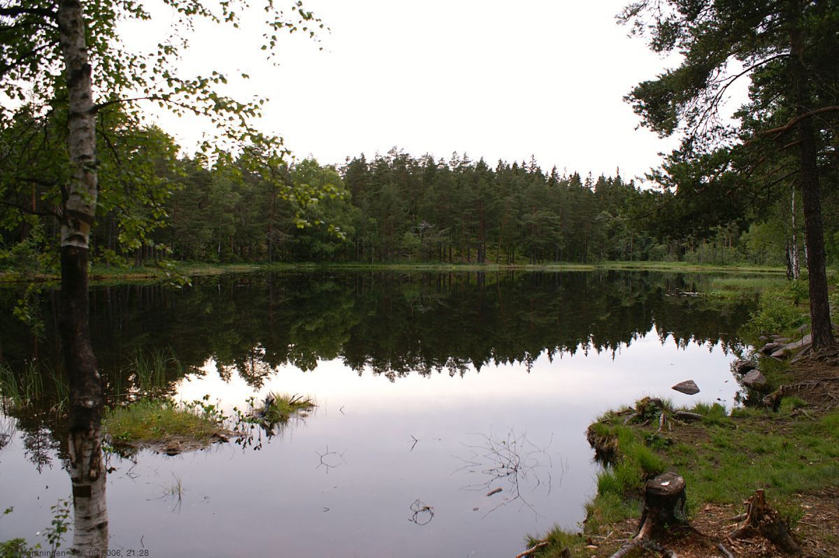 Kveld ved Nedre Blanksjø