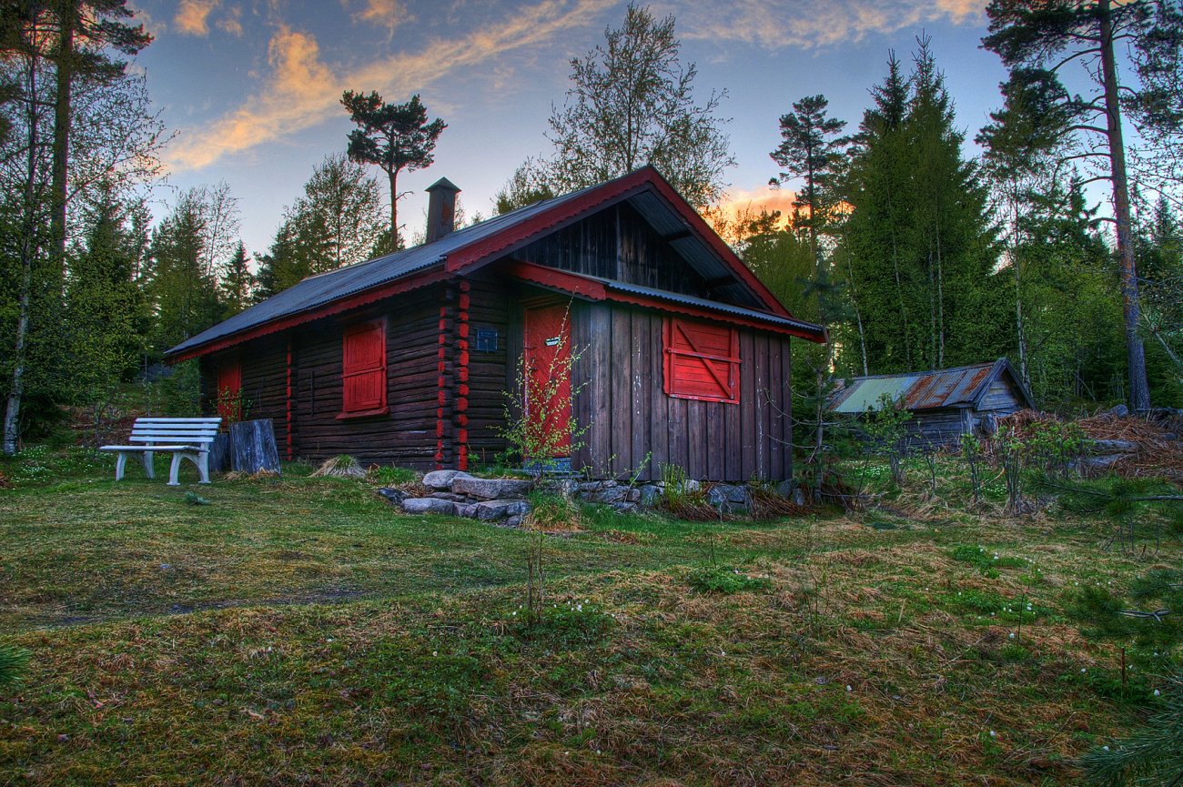 Kvelden har kommet til Torsbråtan