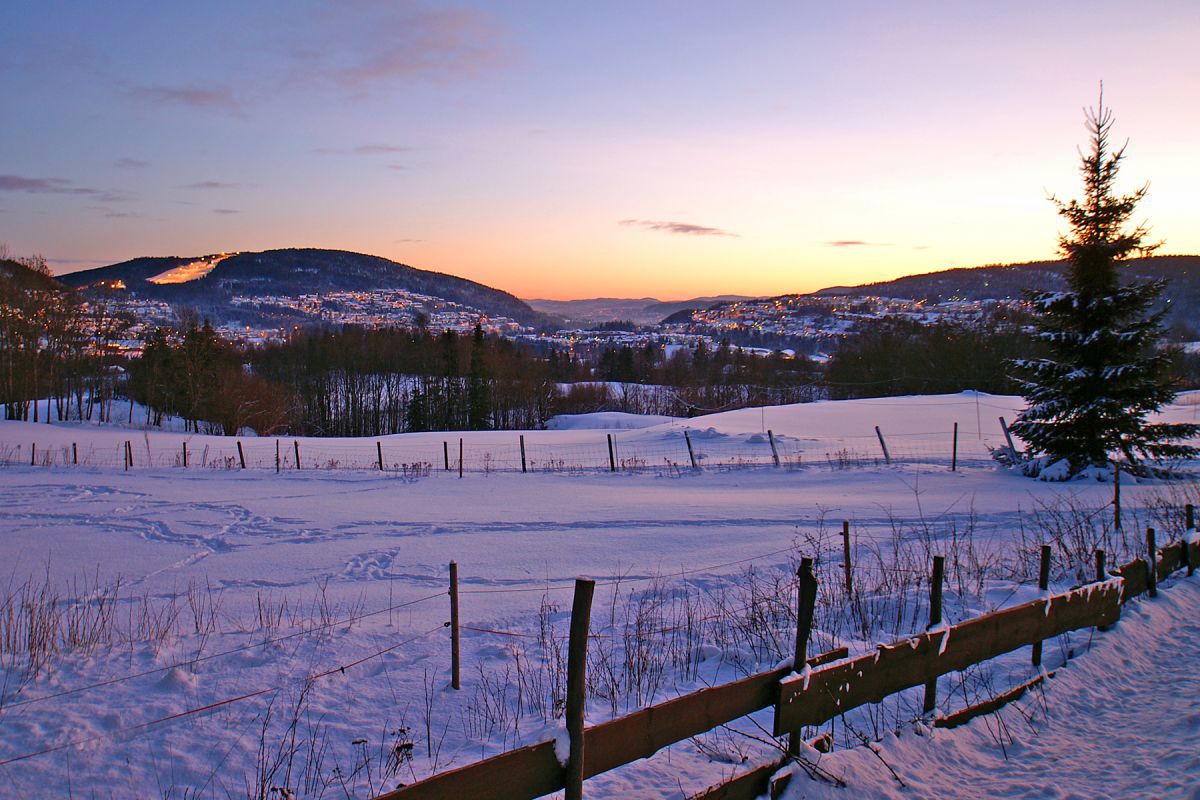 Kveldsstemning i Lommedalen
