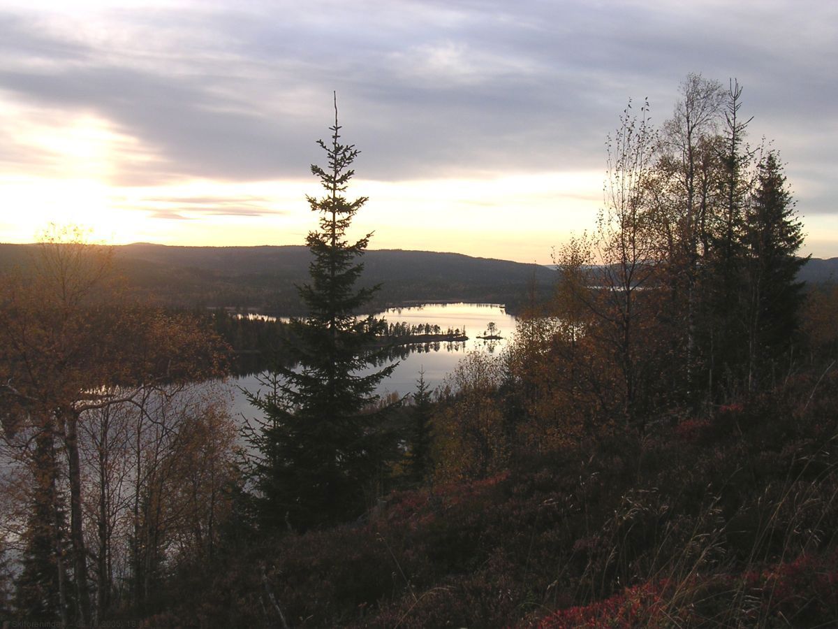 Kveldsstemning ved Hauken
