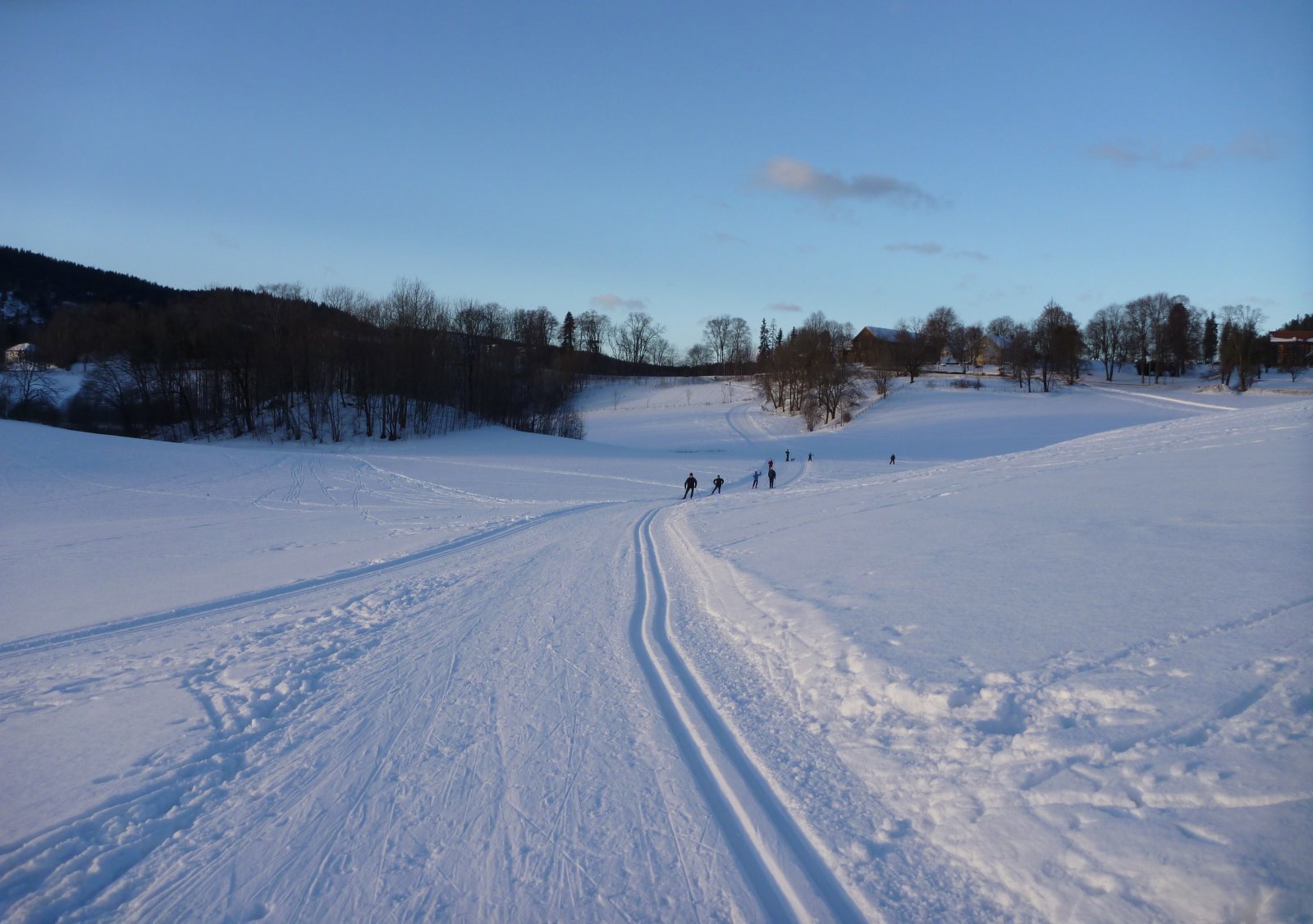 Kveldsstemning ved Skaugum