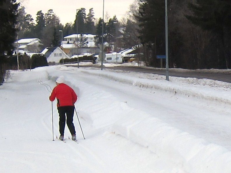 Langs veier og hus