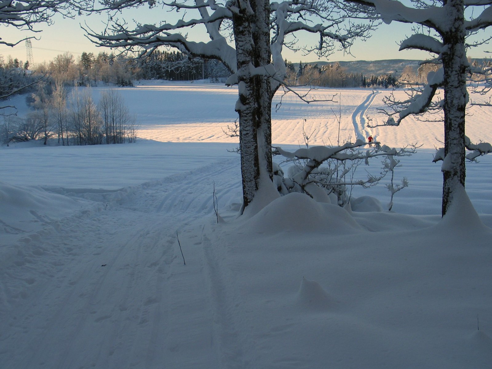 Lav vintersol over Ugjestrudgjordet