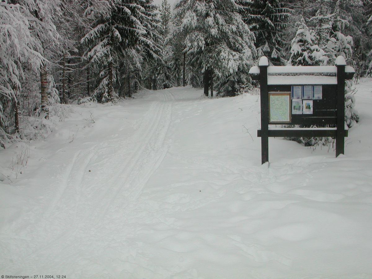 Lier kommune har scooterpreparert løypa fra Gjellebekk