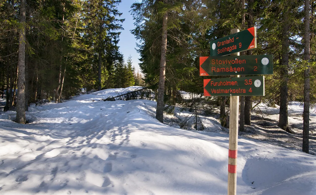 Lite brukt løype Lite brukt løype