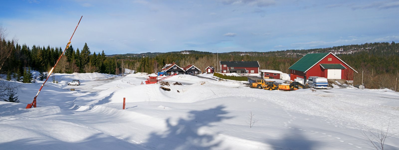 Lite trafikk ved Bråtan