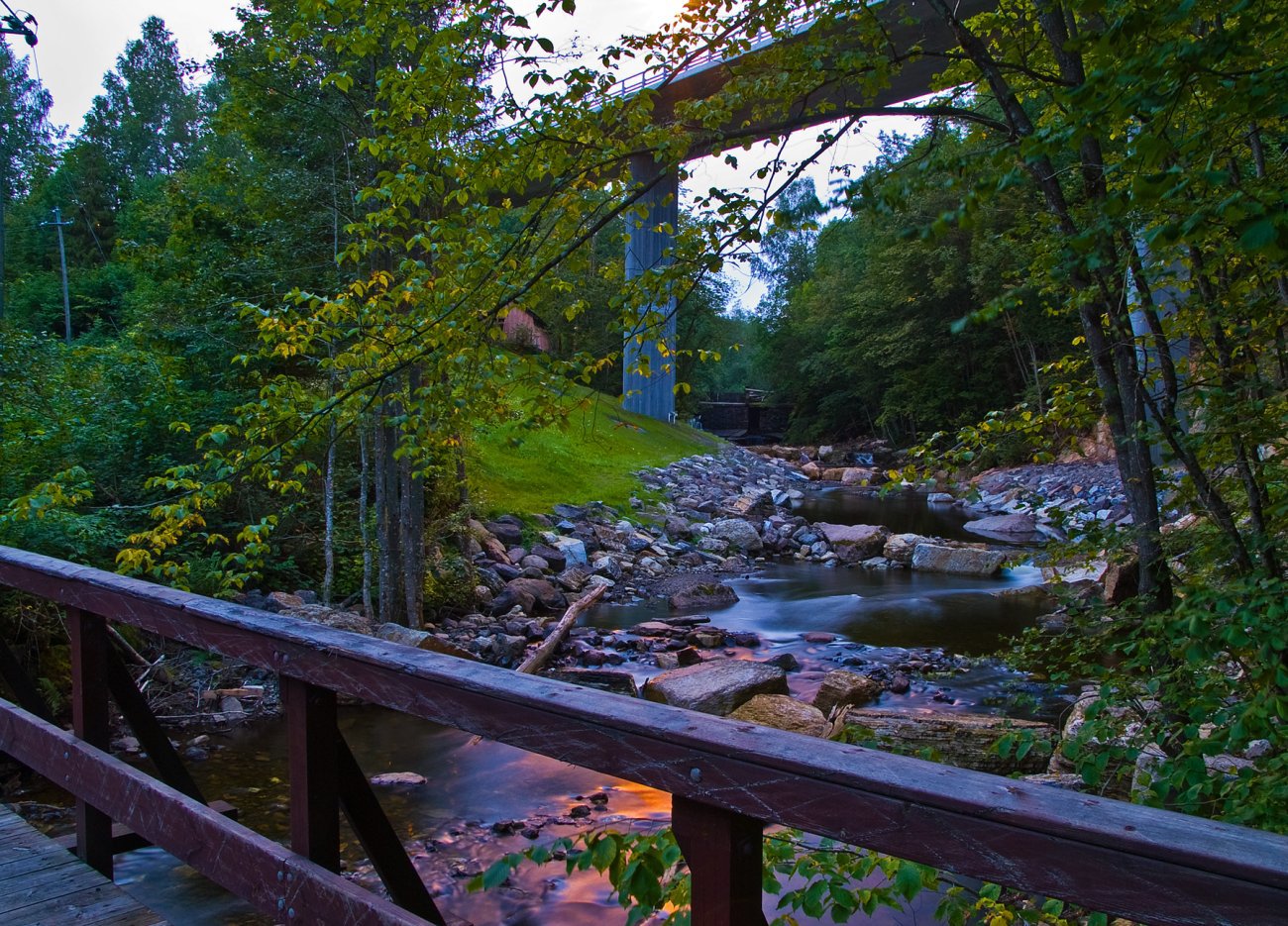 Liten og stor bro over Isielva