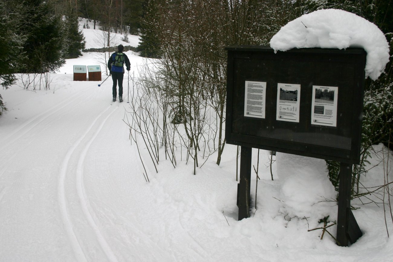 Lokalhistorie langs løypa