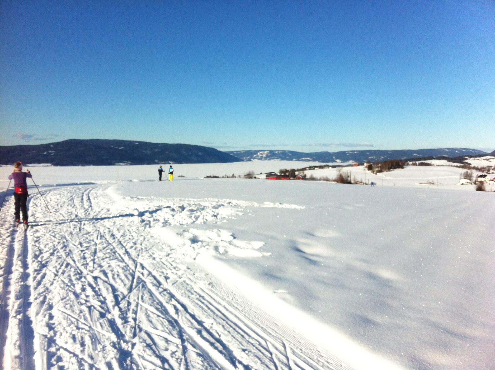 Løype mot Randsfjorden