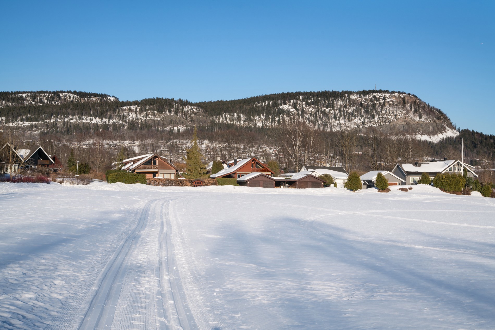 Løype på Brennejordet