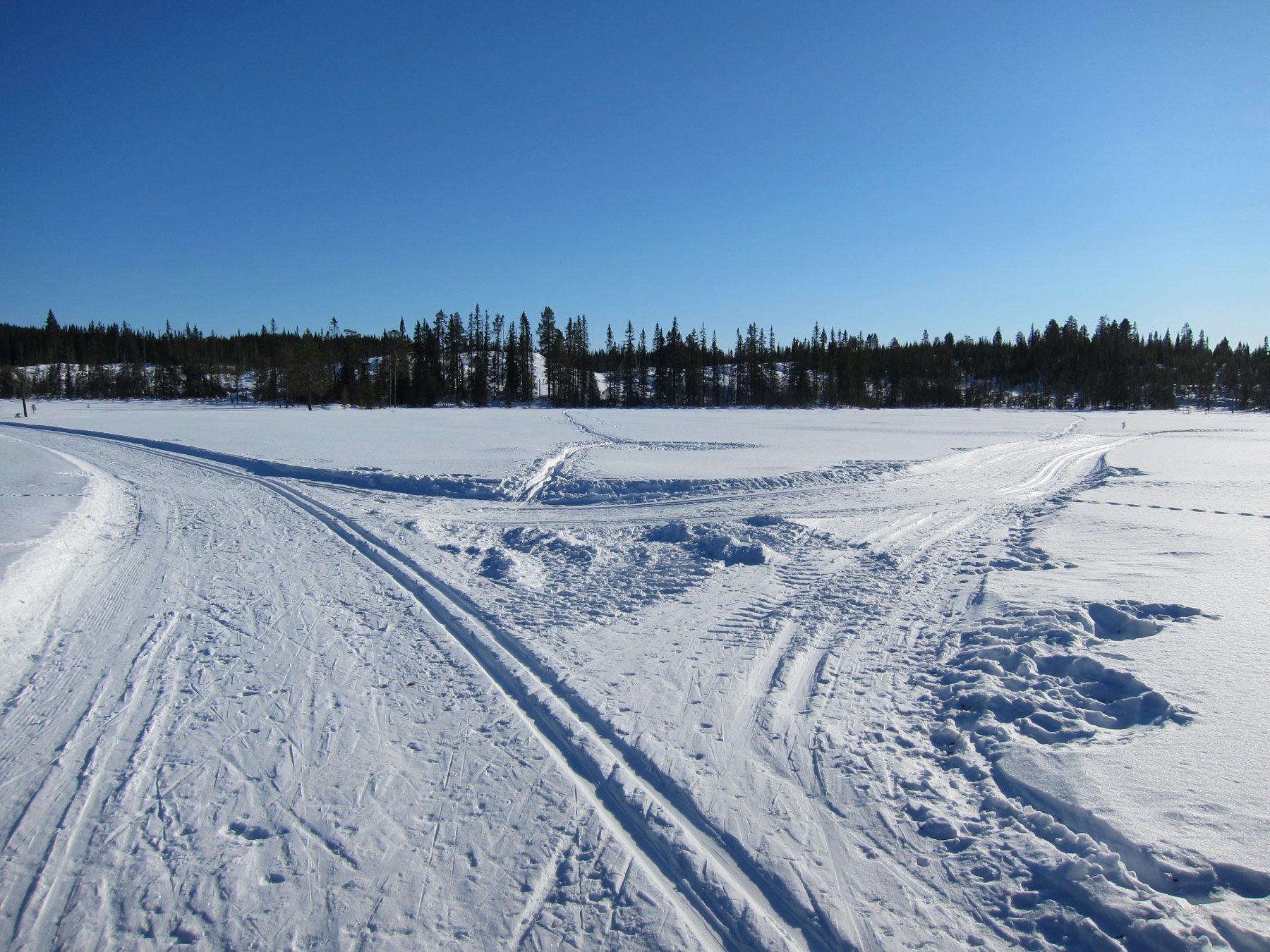 Løypedele på Korsmyra