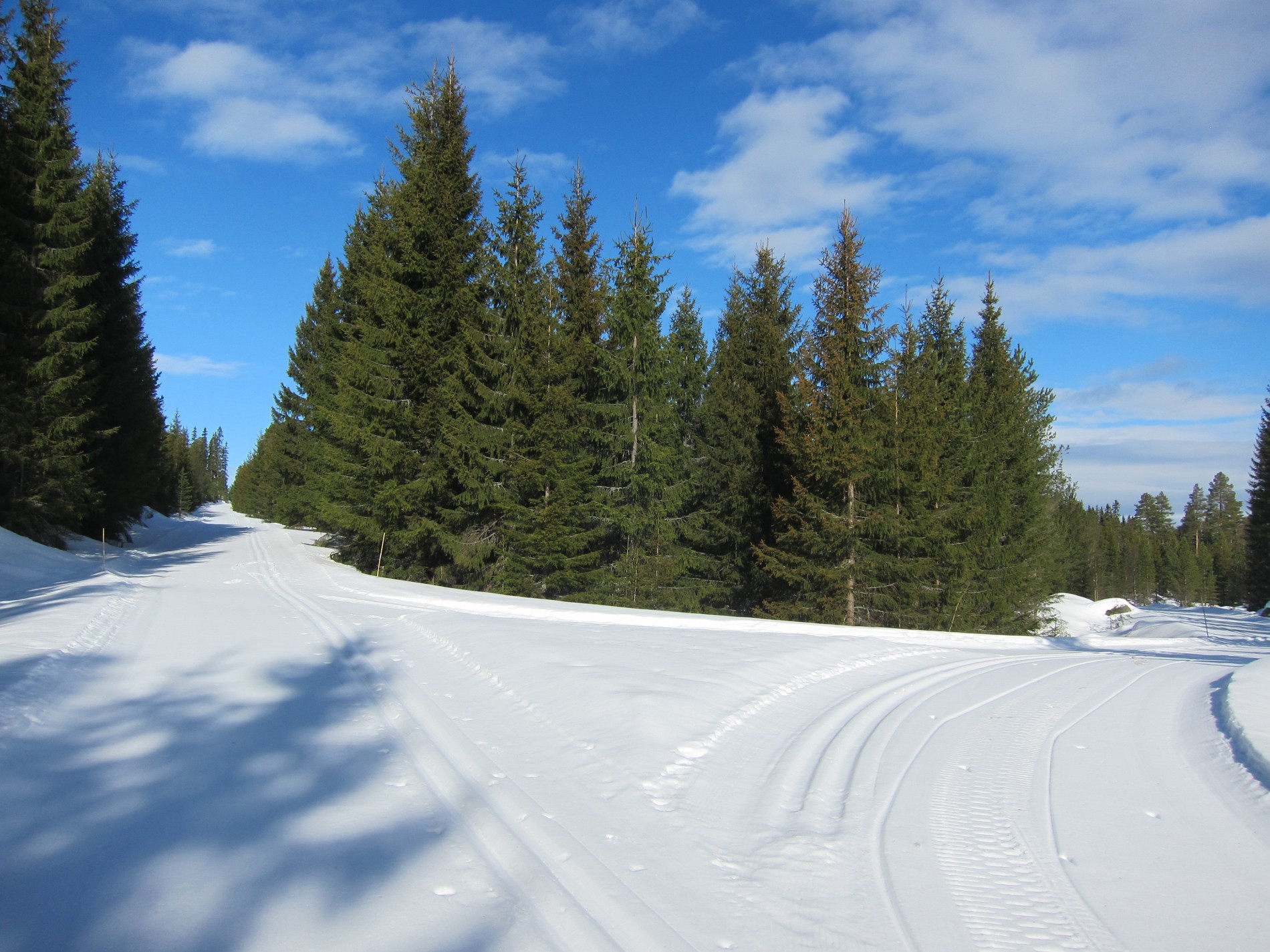 Løypedele på Kvikstadsetervegen