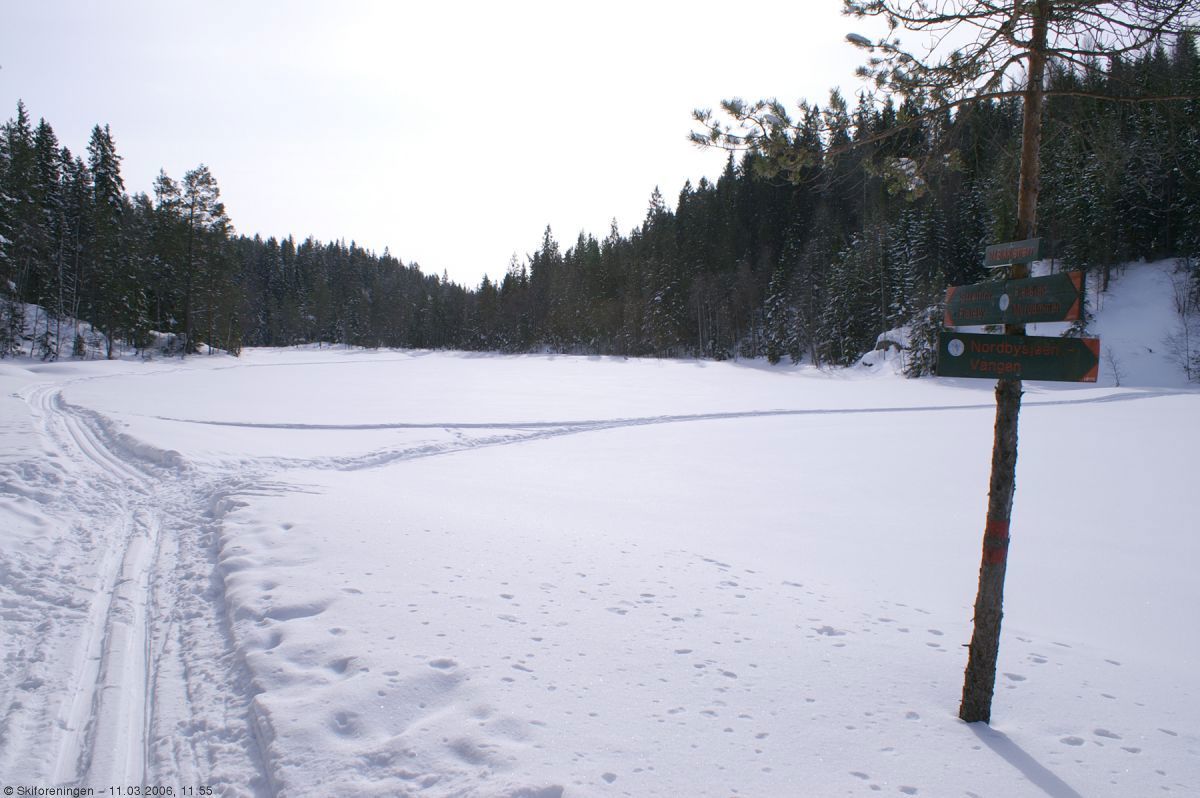 Løypedele ved Bikkjetjern