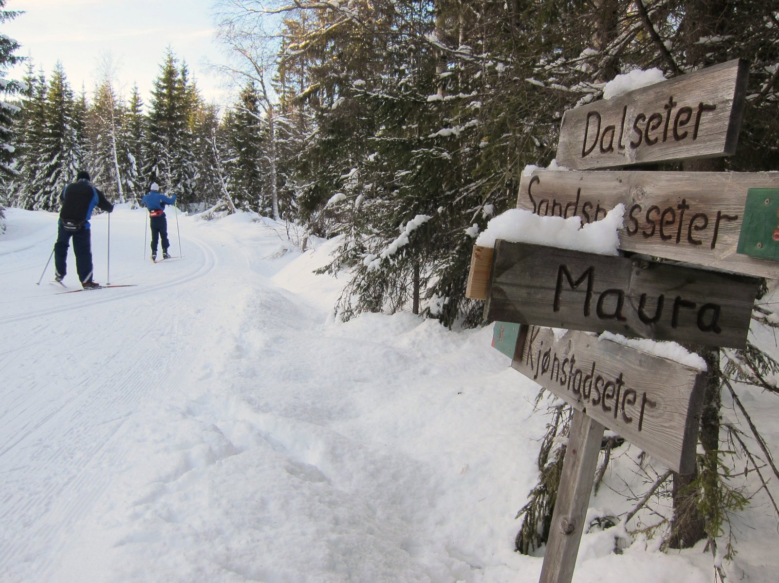 Løypedele ved Dalstjern