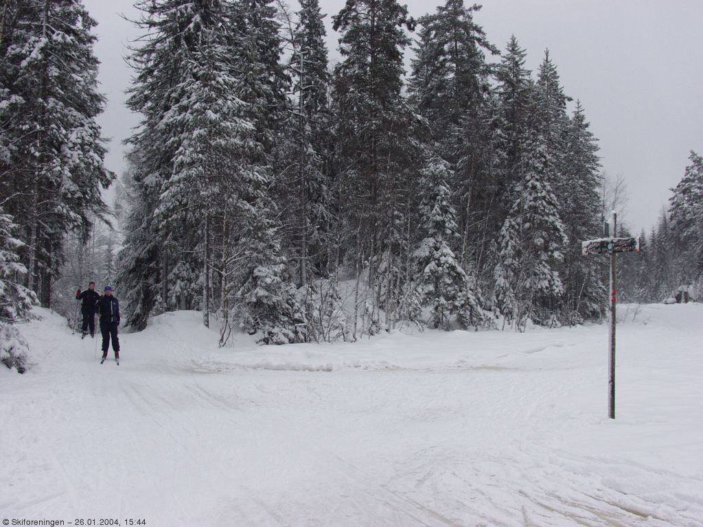 Løypedele ved Småtjerna (nord)