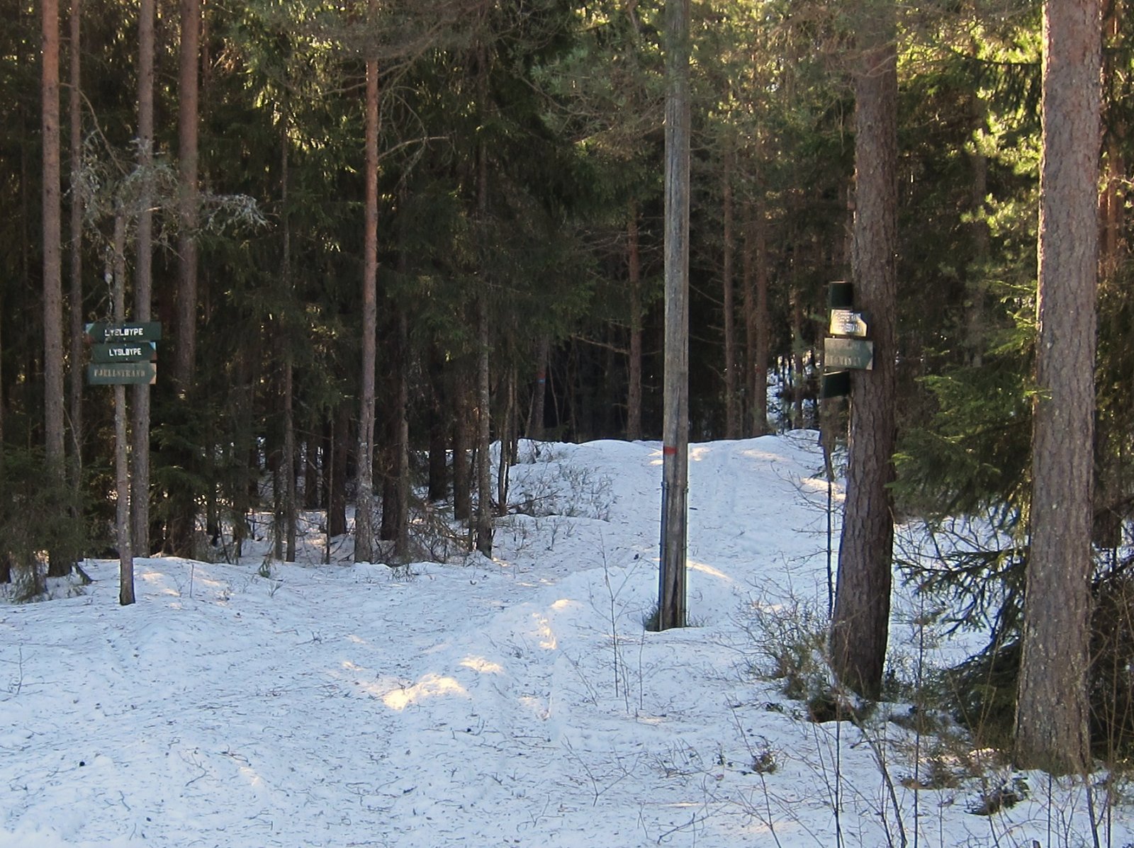 Løypedele ved Spirebakke