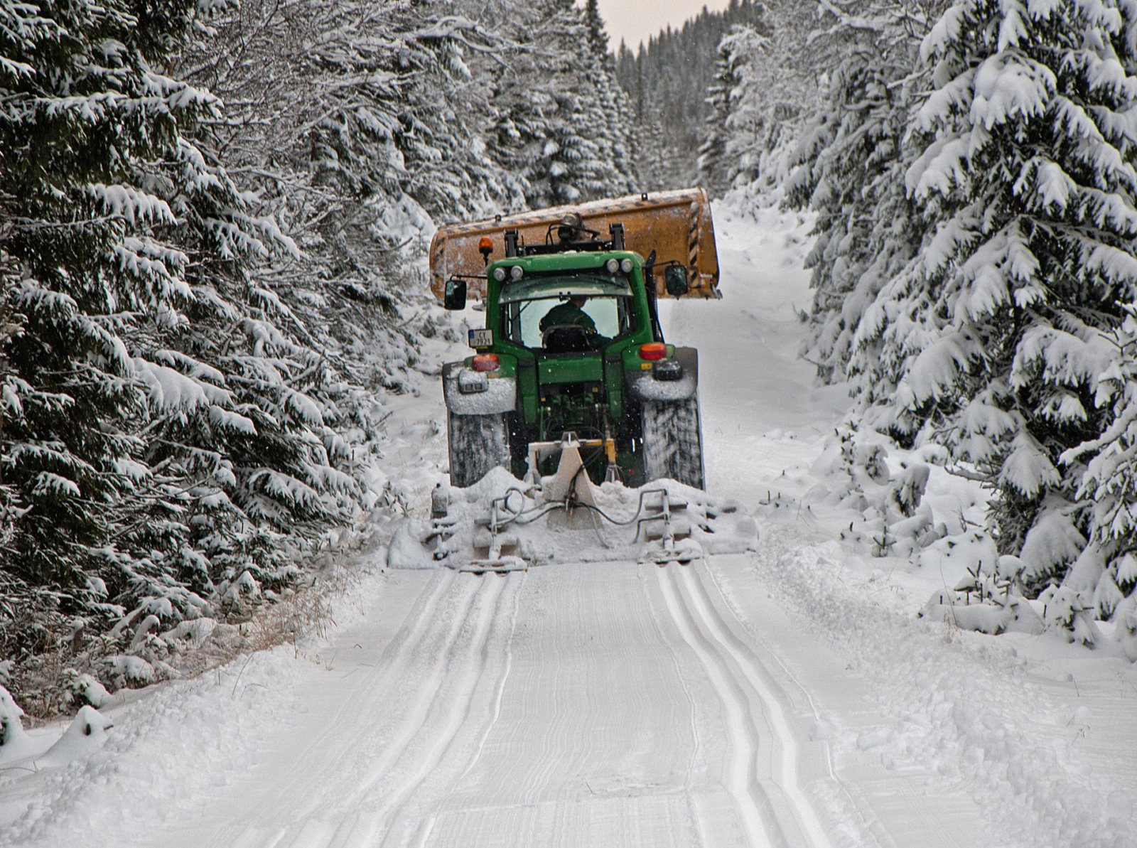 Løypekjøring ved Store Svartungen