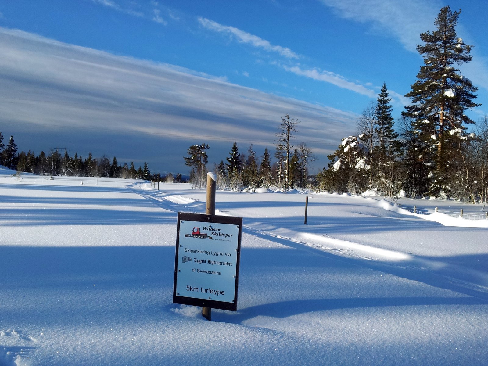 Løypekryss løype 501 og 1059