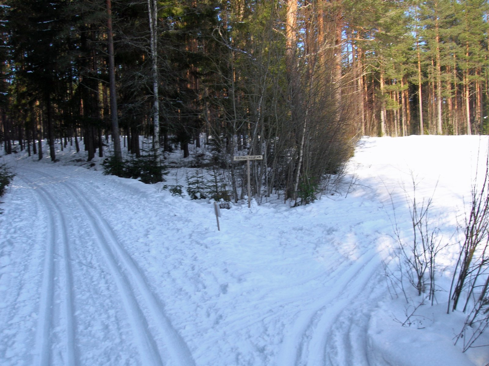Løypekryss ved Greniskogen