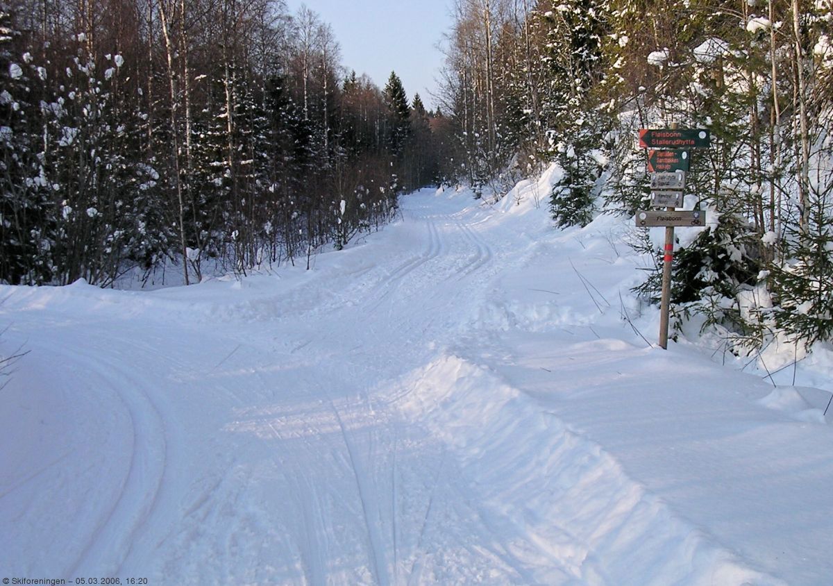 Løypekryss ved Kloppa