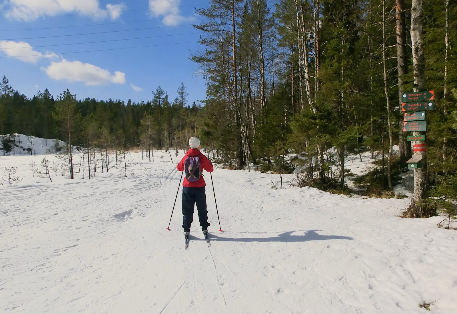 Løypekryss ved Paradisputten