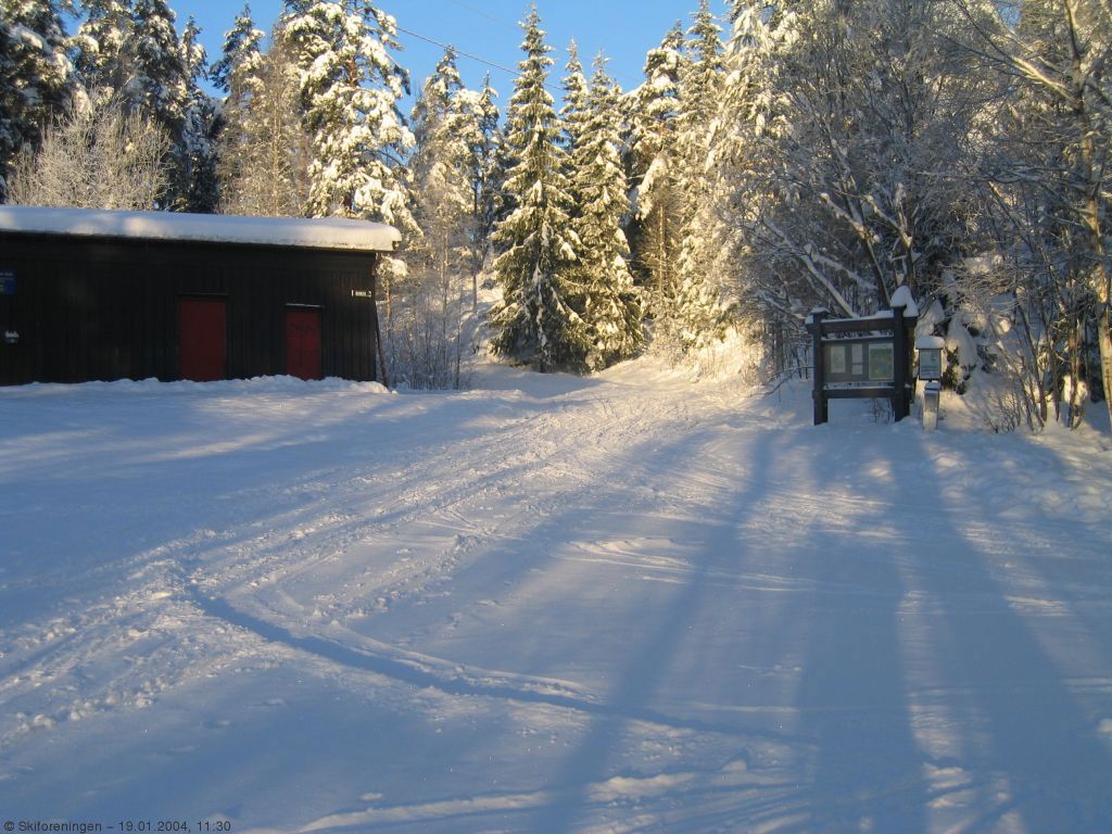 Løypekrysset ved Krutthuset