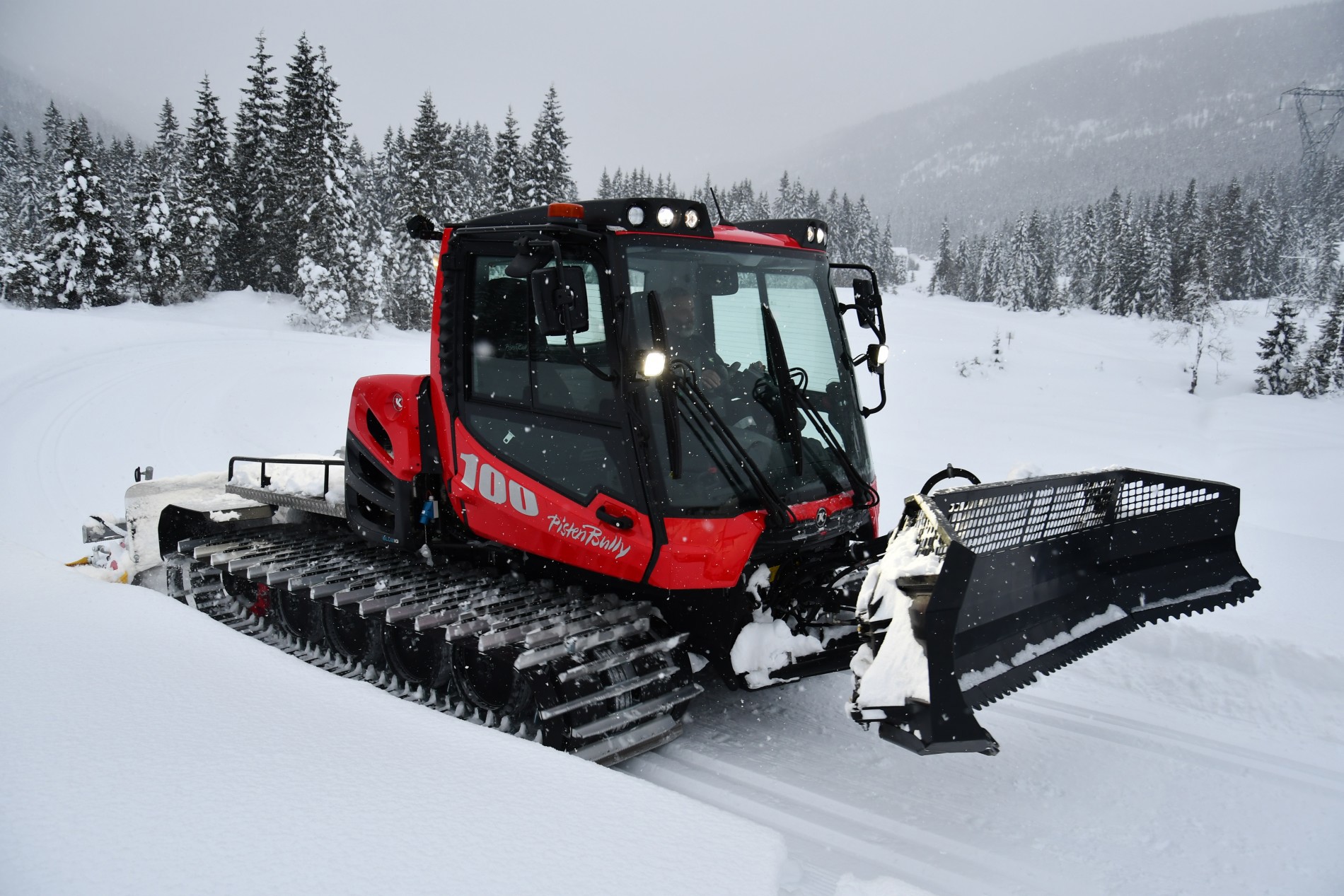 Løypepreparering i Hersjørunden