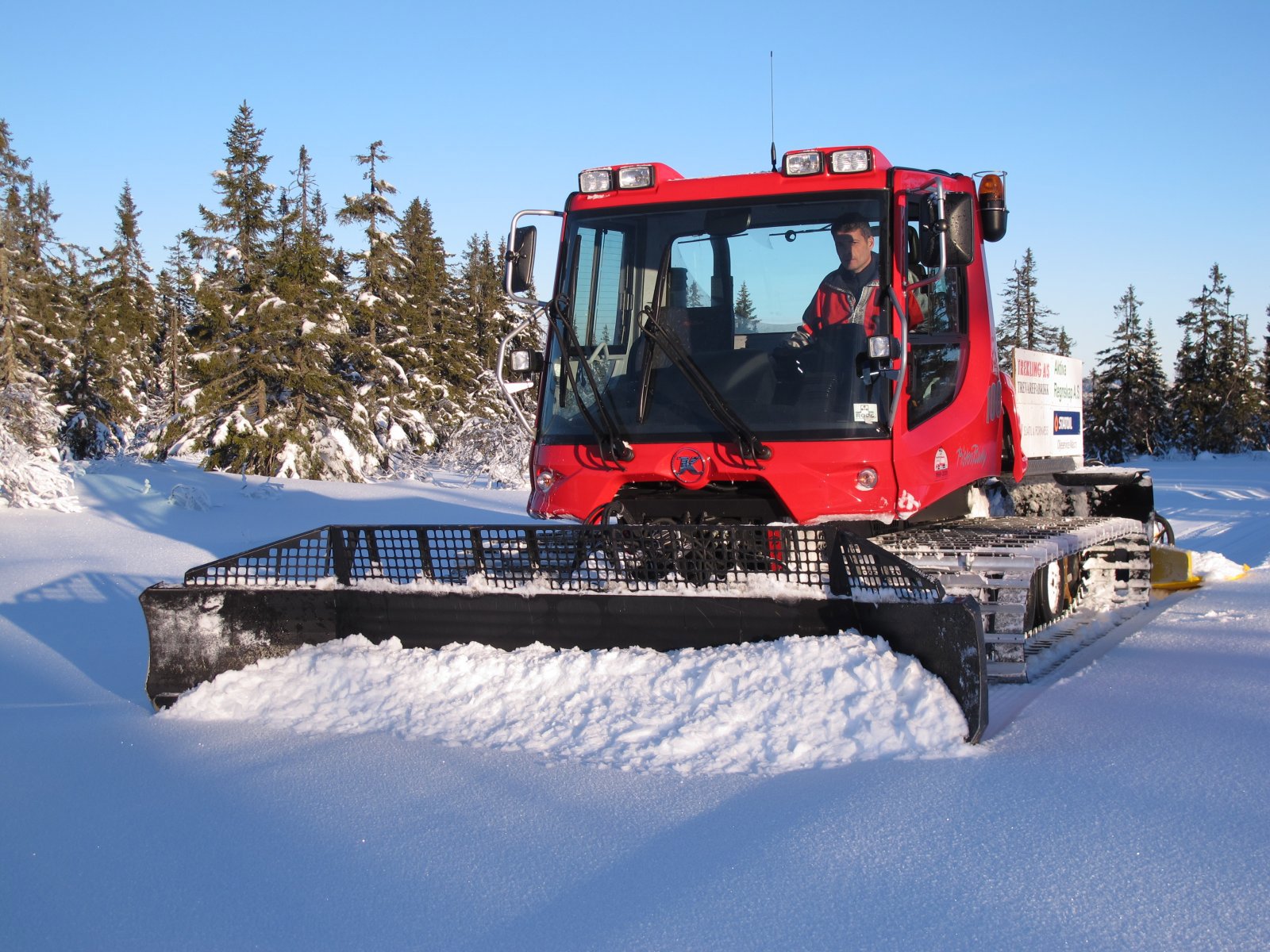 Løypeprepping i nysnø