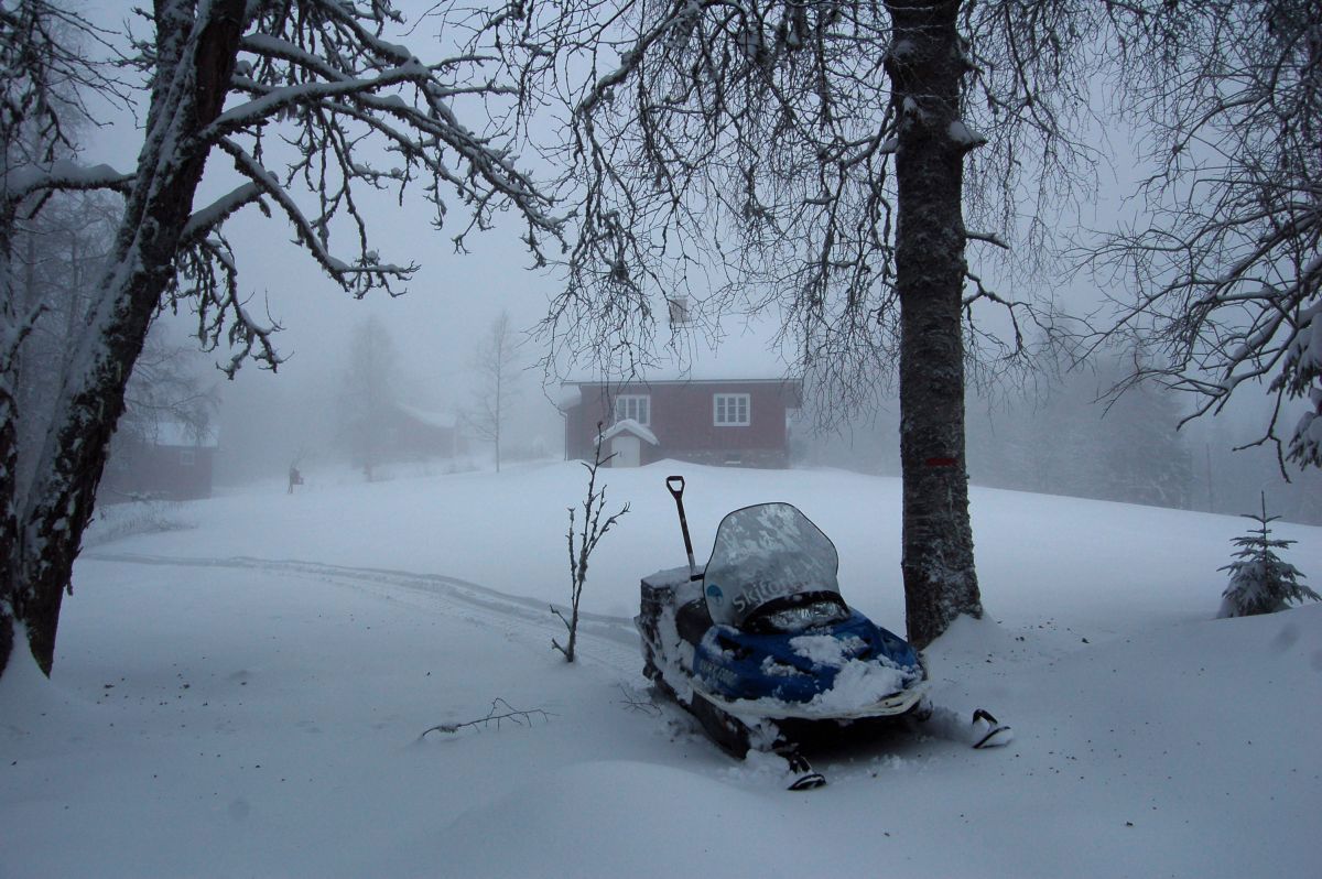 Løyper forbi plassen Kroksund