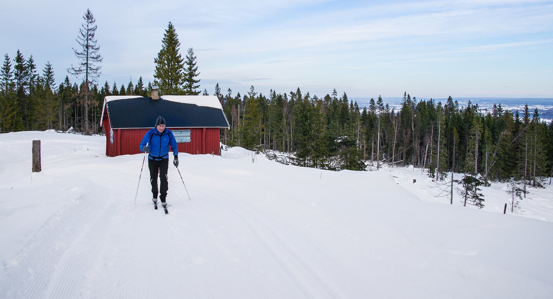Løypeslutt ved Busterudvangen