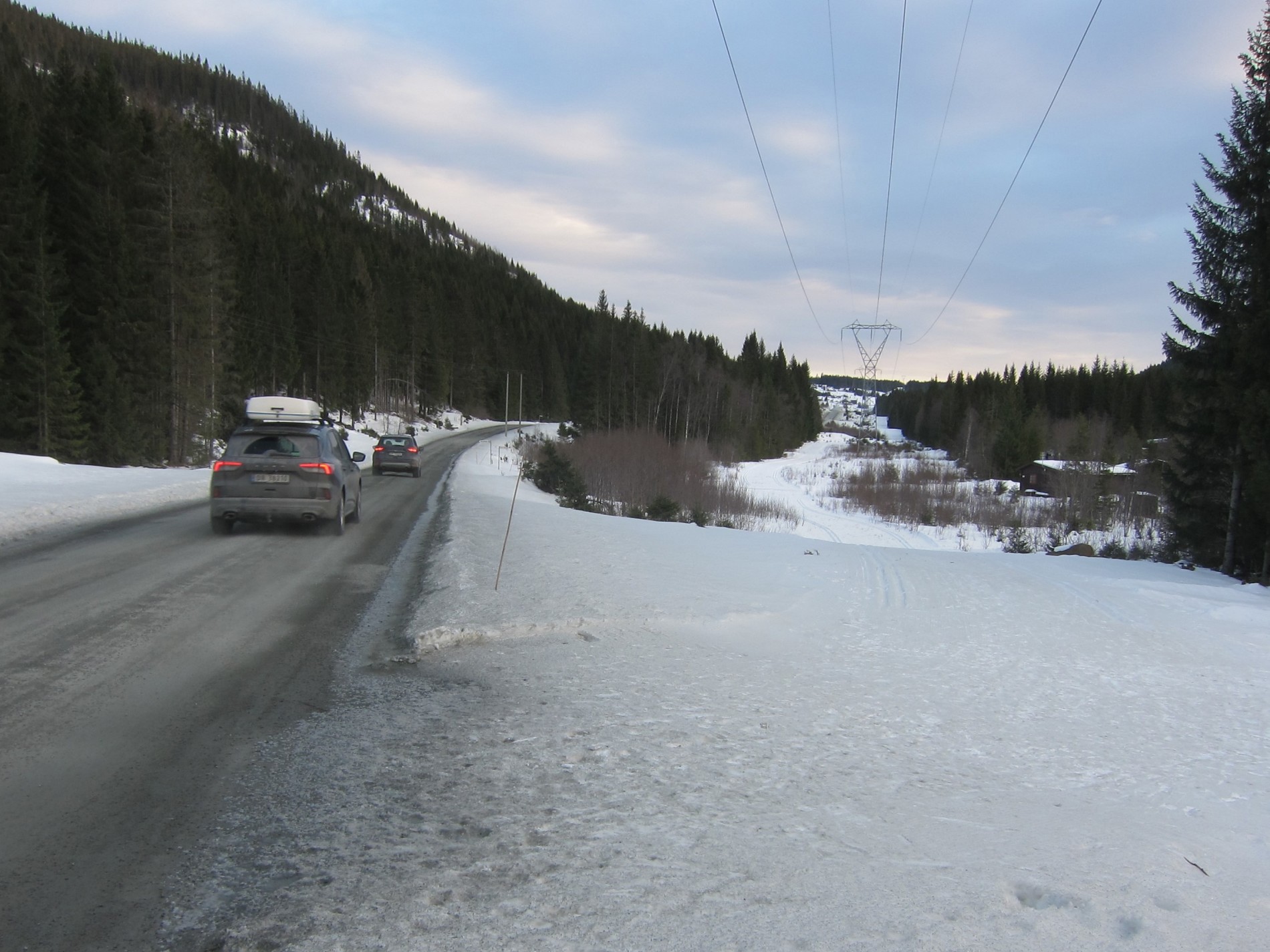 Løypestart ved Borgen