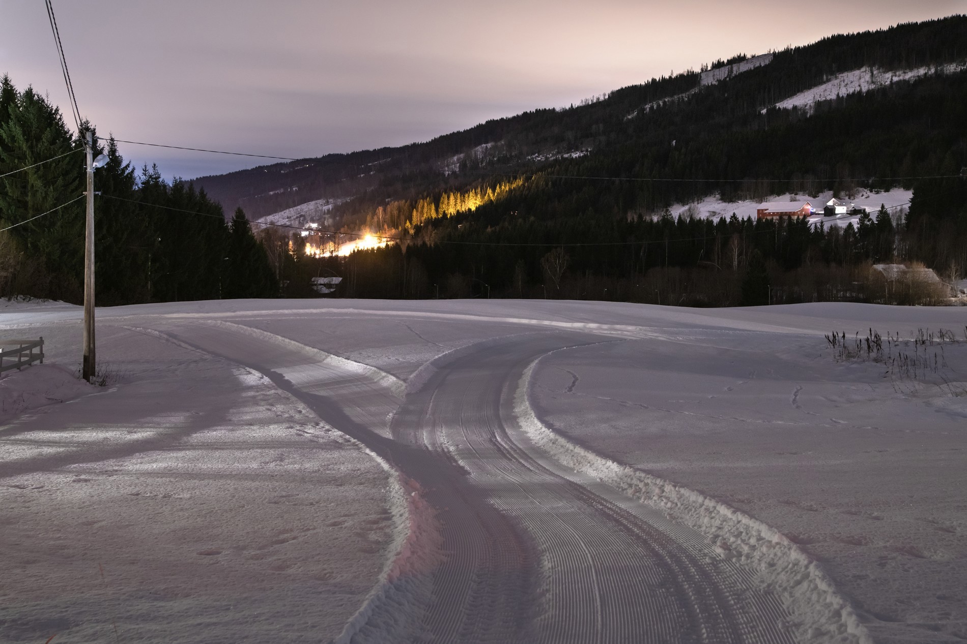 Løypestart ved Roset