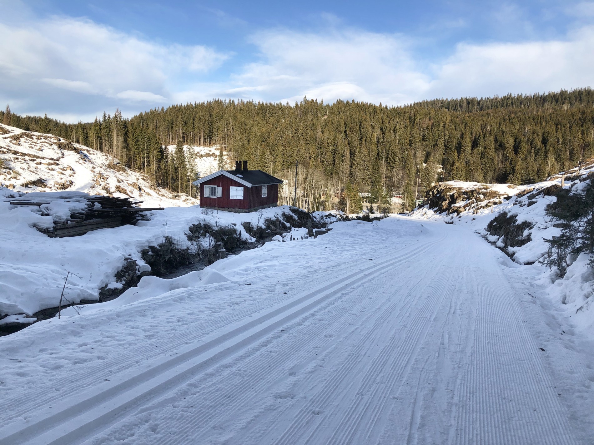 Løypestart ved Skoglund